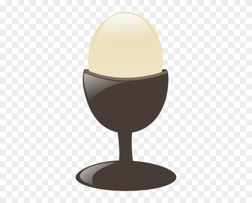 Free Vector Egg With Egg Holder Clip Art - Egg On Egg Holder #83013