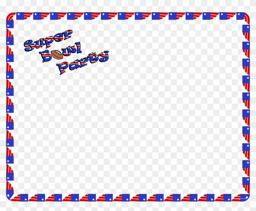 Download Jpeg - Super Bowl Border Template #83072