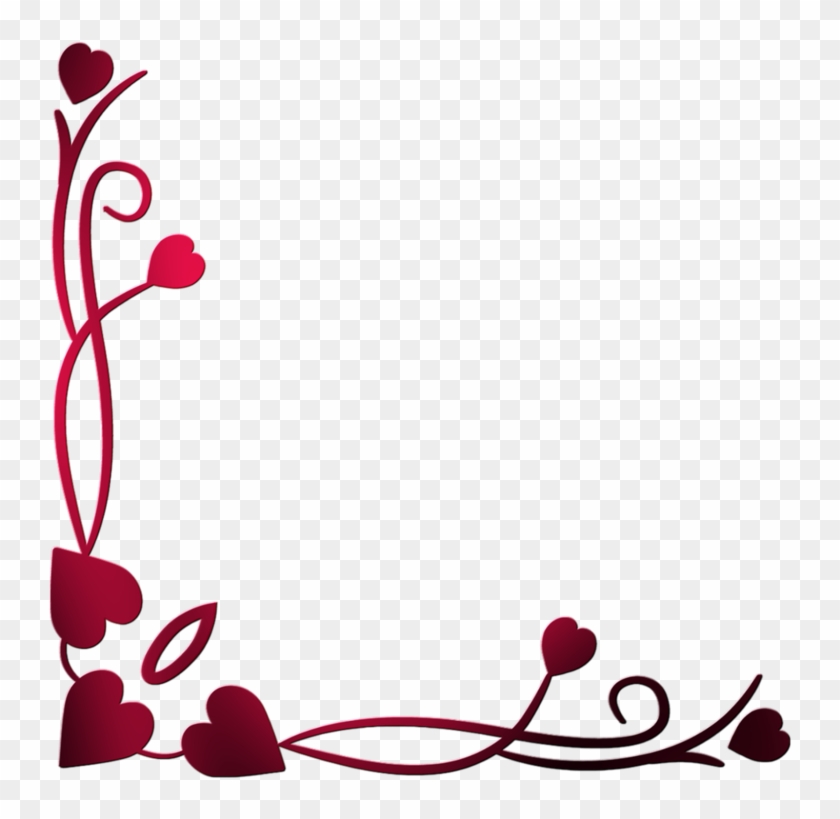 Love Blogger Valentine's Day - Love Border Design Png #83091