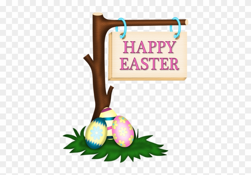 Happy Easter Sign Clipart - Happy Easter Clip Art #83262