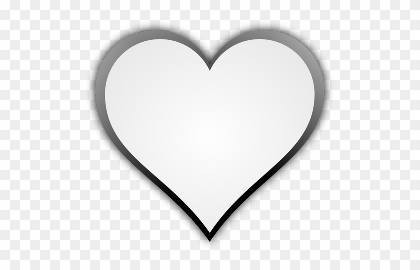 Heart-shaped Clipart Black And White - Immagini In Bianco E Nero Cuori #83362