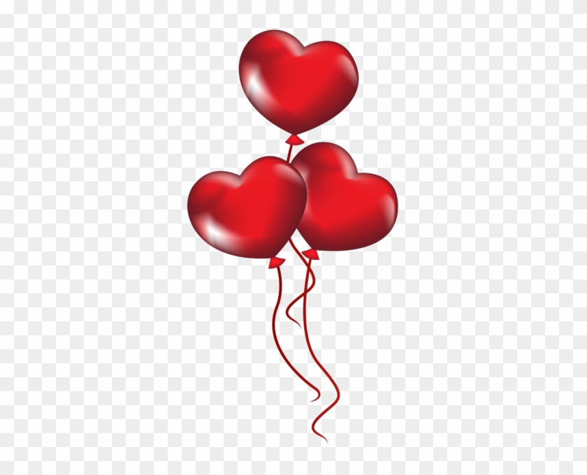 Clipart Heart Ballons Serca Balony Przezroczyste Png - Heart Balloon Transparent Background #83482