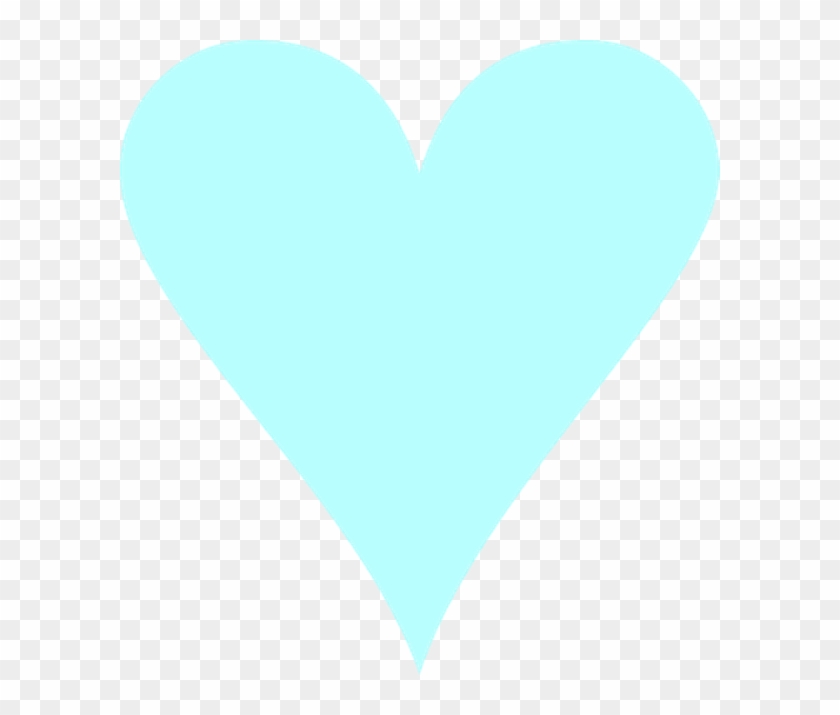 Light Blue Heart Transparent Background #83504