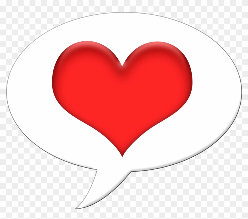 Speech Bubble Heart Graphics Archives - Speech Bubble With A Heart #83531