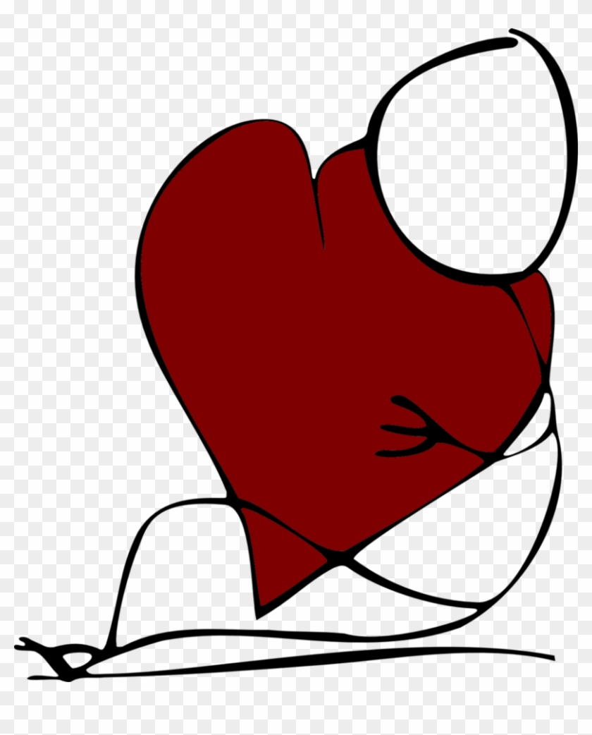 The 'i've Got A Big Heart Man' By Okxo On Clipart Library - Big Heart #83546