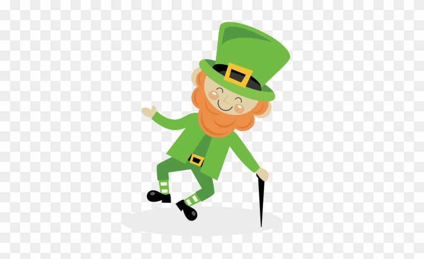 Leprechaun Svg Scrapbook Cut File Cute Clipart Files - Happy Leprechaun #83727