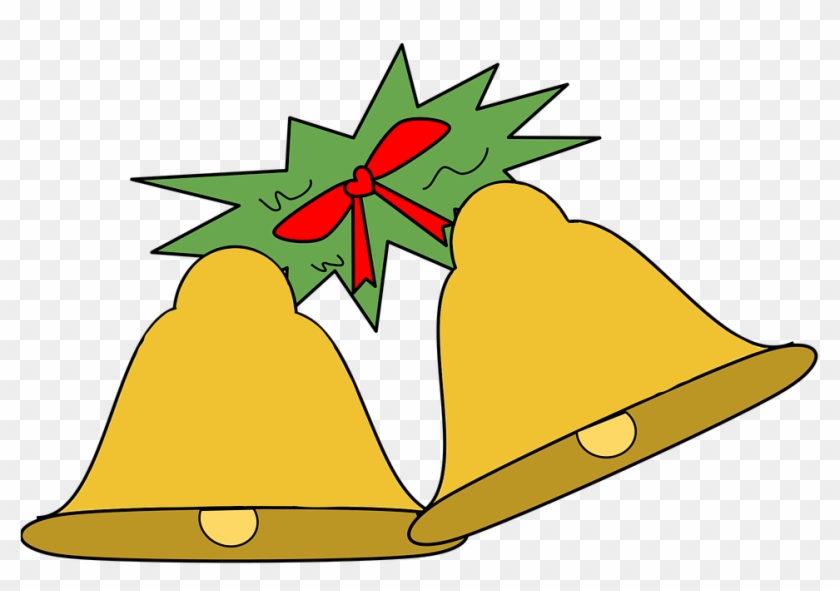 Bells Celebration Jingle Bells Christmas - Lonceng Natal Hitam Putih Png #83737
