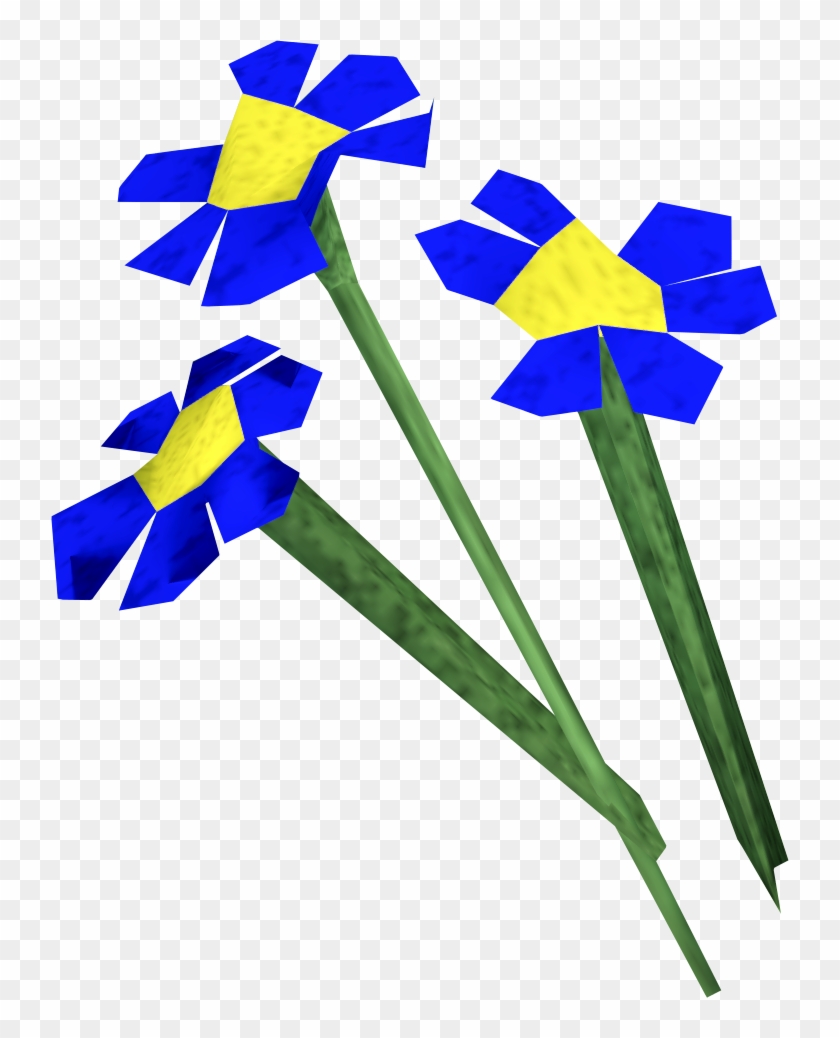 Blue Flowers Detail - Blue Flowers Detail #83768