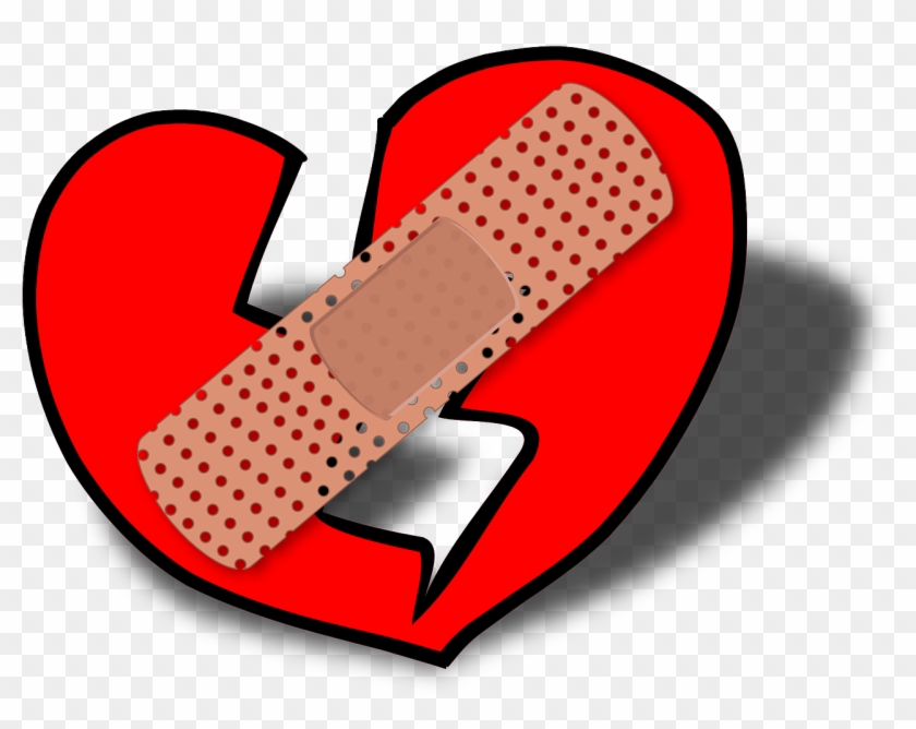 Healing Wounded Relationships - Broken Heart Clip Art #83789