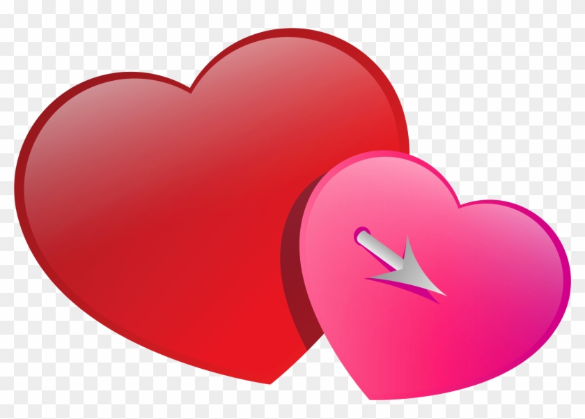 Alone Heart Wallpaper - Pink And Red Heart #83849