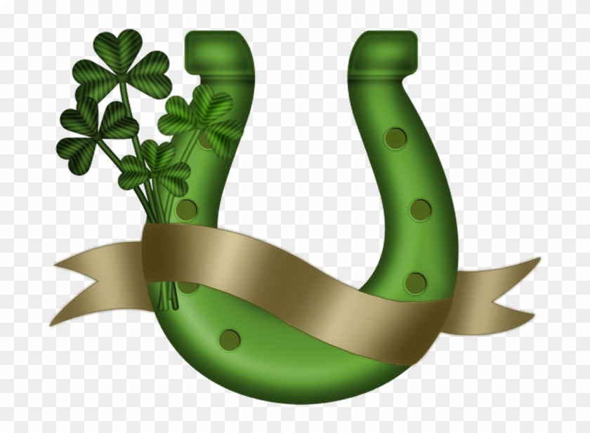 St Patrick Green Horseshoe Png Clipart - St Patricks Horse Shoe #84091