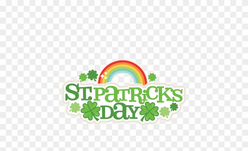 Patrick's Day Title Svg Scrapbook Cut File Cute Clipart - Cute St Patrick Clip Art #84095