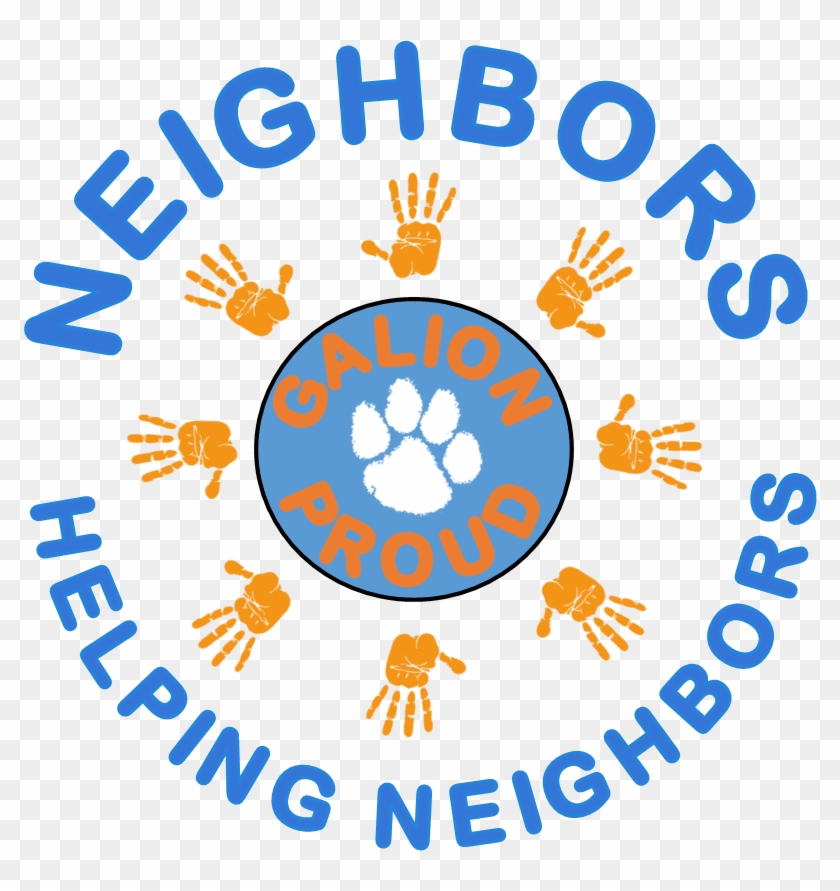 Neighbors Helping Neighbors Logo Color - Don't Shoot Round Ornament #84249