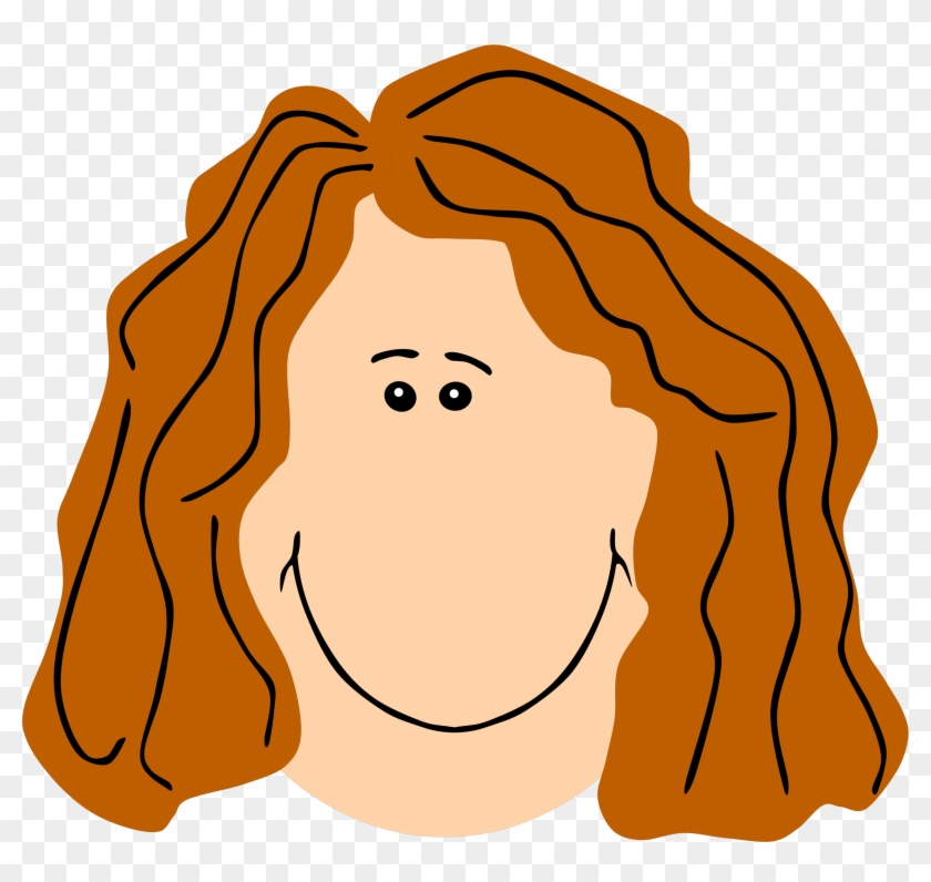 Clipart Mom Face Ginger - Mom Face Cartoon #84253