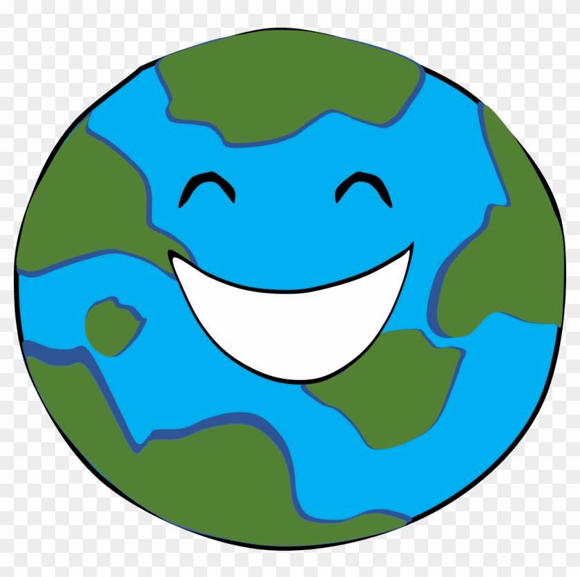 Happy Earth Clipart - Happy Earth Clipart #84279