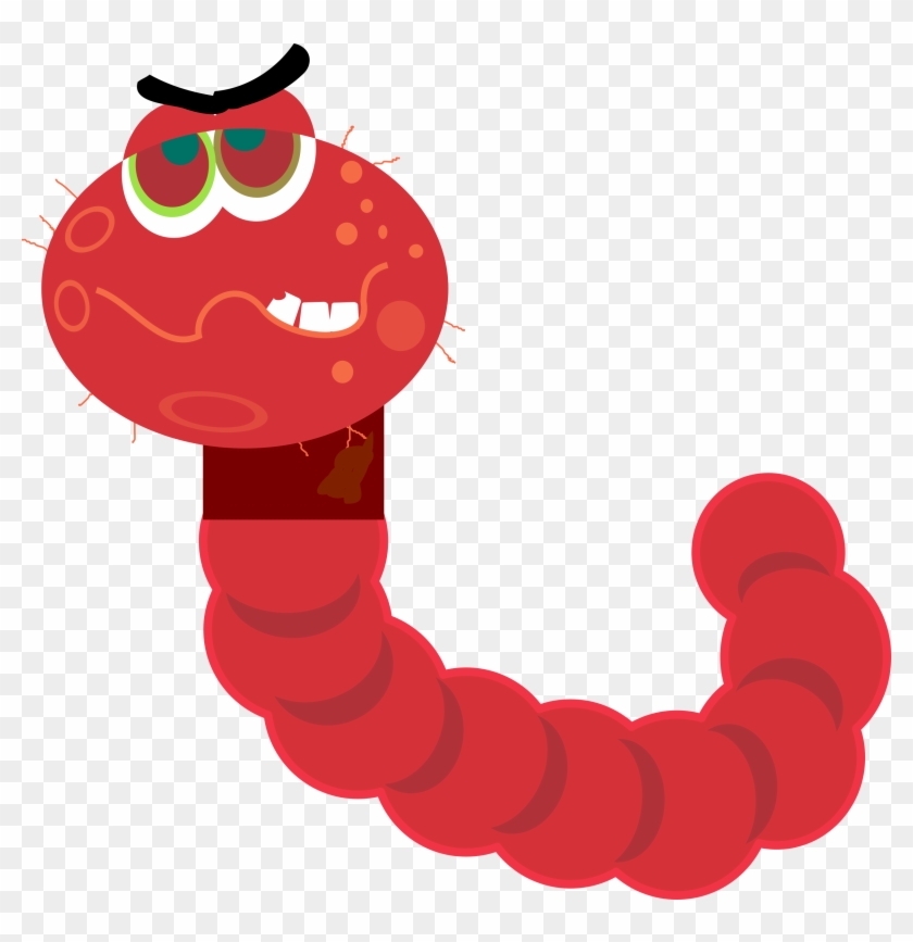 Earth Worm Clipart, Vector Clip Art Online, Royalty - Computer Worm Clipart #84438