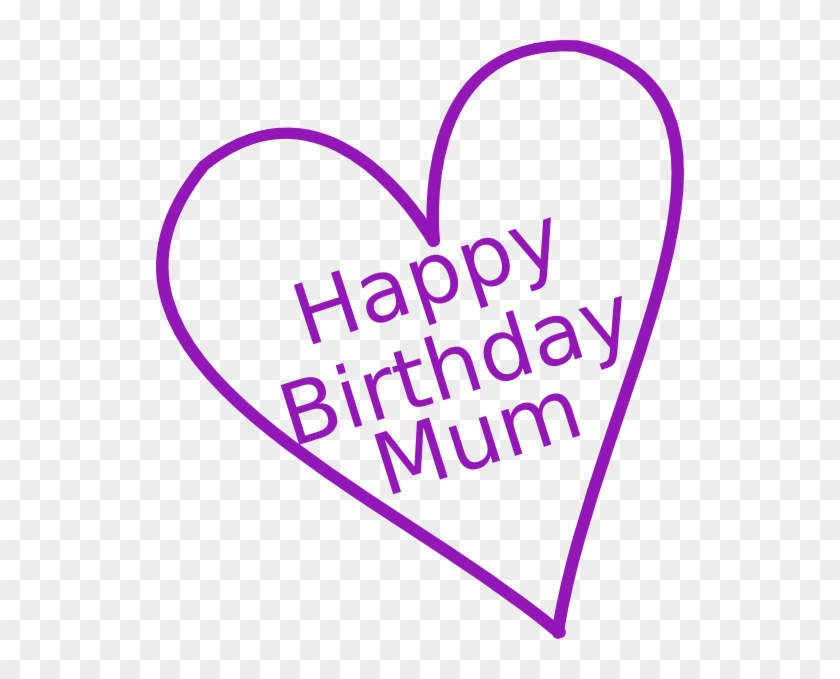 Happy Birthday Mum Clip Art - Happy Birthday Mum Clipart #84447
