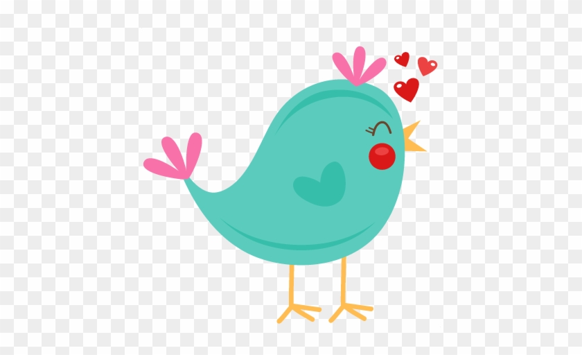 Valentine ' S Day Cute Bird Svg File Clipart - Cute Bird Silhouette Clip Art #84672