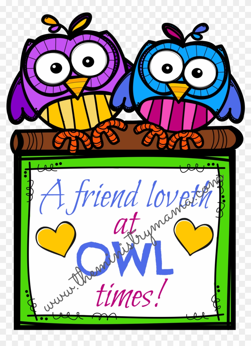 The Owls Have Two Different Sayings, “a Friend Loveth - Character Motivation Anchor Chart #84689