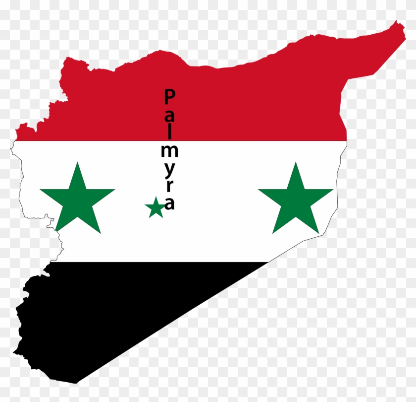 Big Image - Syria Map Flag #84779