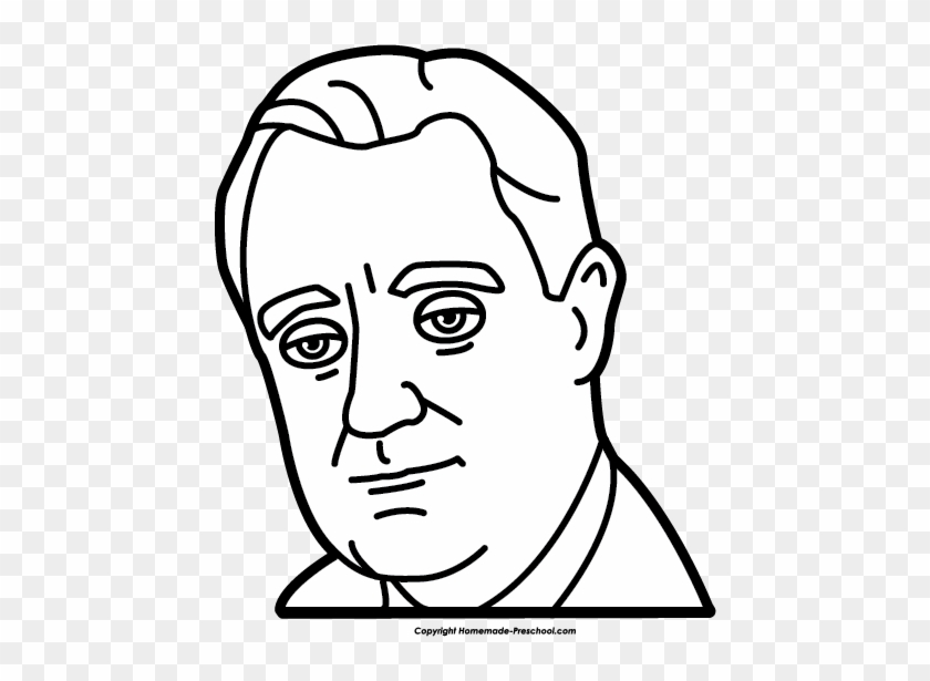 Click To Save Image - Franklin Roosevelt Clipart #84793