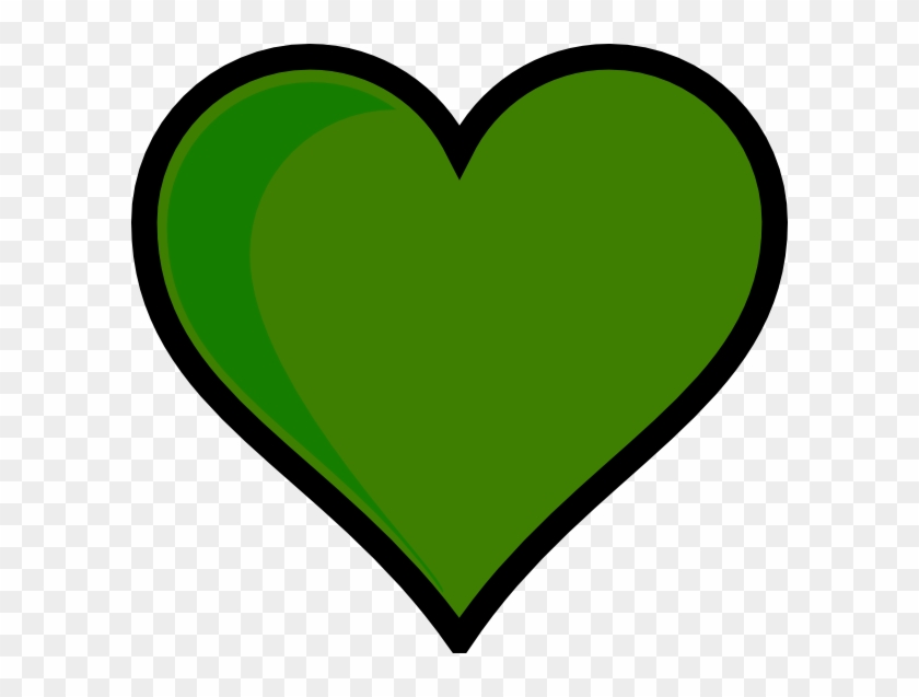 Green Heart Clip Art - Valentine Heart #84843
