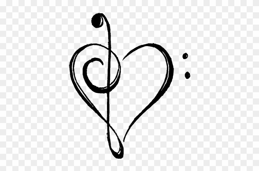 Music Notes Transparent Clipart Panda Free Clipart - Music Note Heart Transparent #84891