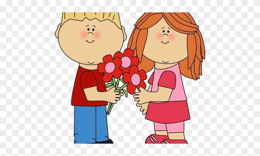 486 X 500 - Kids Valentines Day Cards Clipart #85047