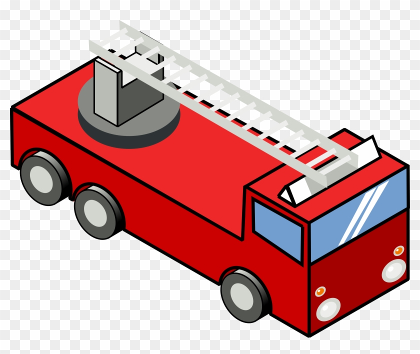 Big Image - Fire Truck Clip Art #85366