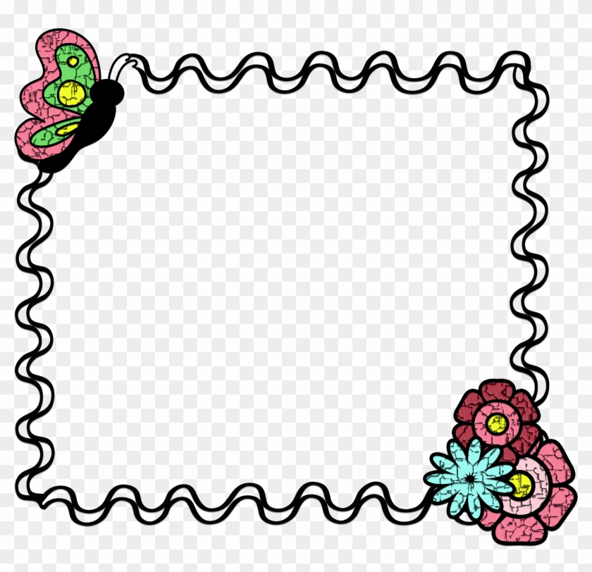 In Honor Of Mother's Day, Which Is Coming Around The - Black And White Mothers Day Border #85424