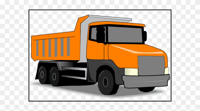 Free Truck Clipart Truck Icons Truck Graphic Clipart - Orange Dump Truck Clip Art #85430