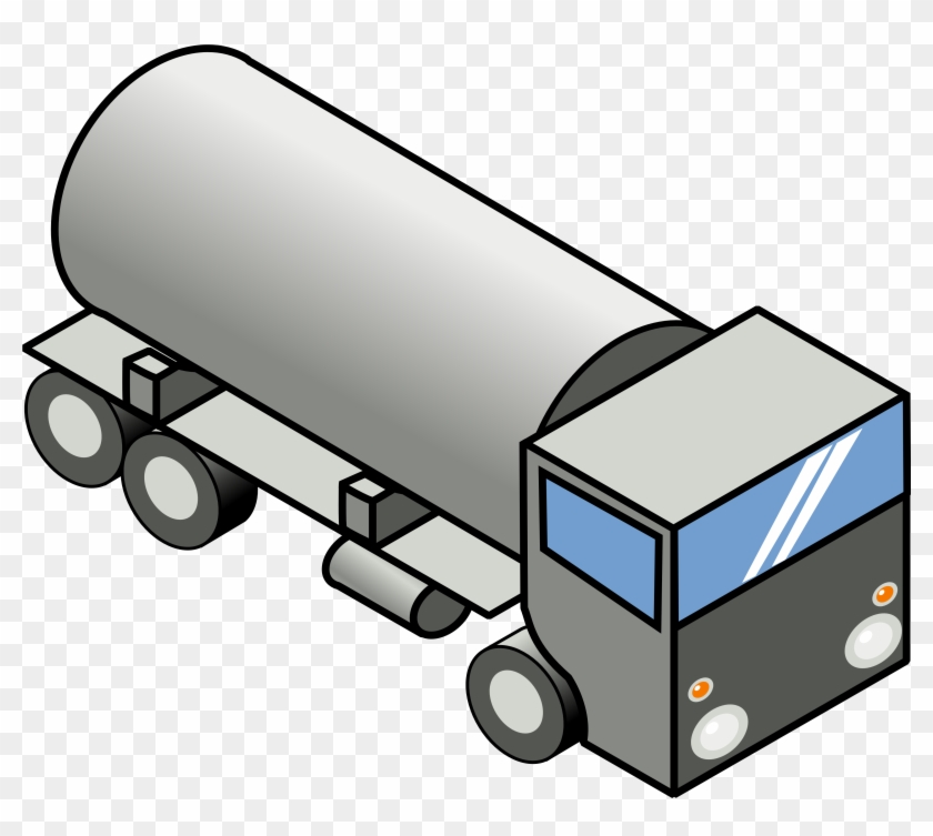 Cistern Truck Small Clipart 300pixel Size, Free Design - Milk Tanker Clip Art #85499