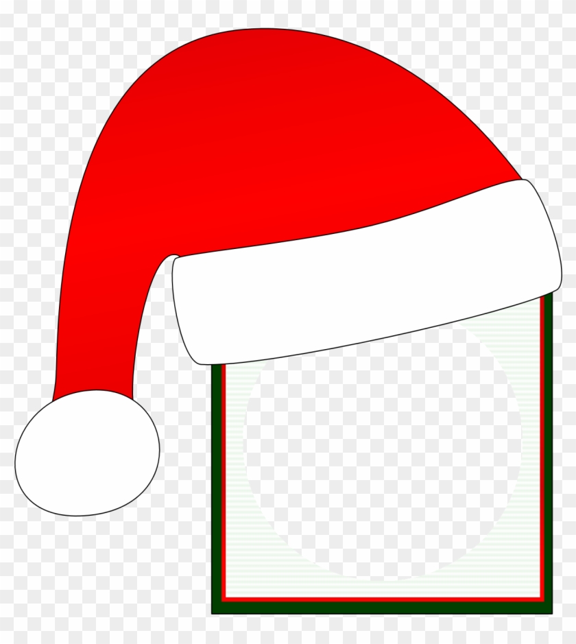 Square Santa Clipart - Santa Claus Frame Clipart #85604