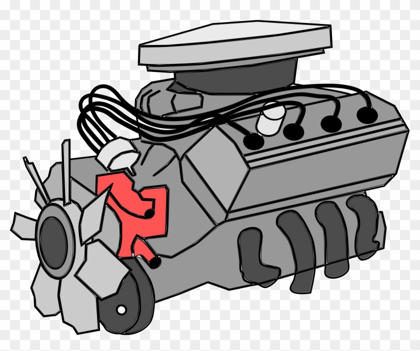 Engine Clipart Aaph - Internal Combustion Engine Clipart #85624