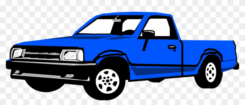 Blue Truck Clipart Kid - Pick Up Truck Stock #85625