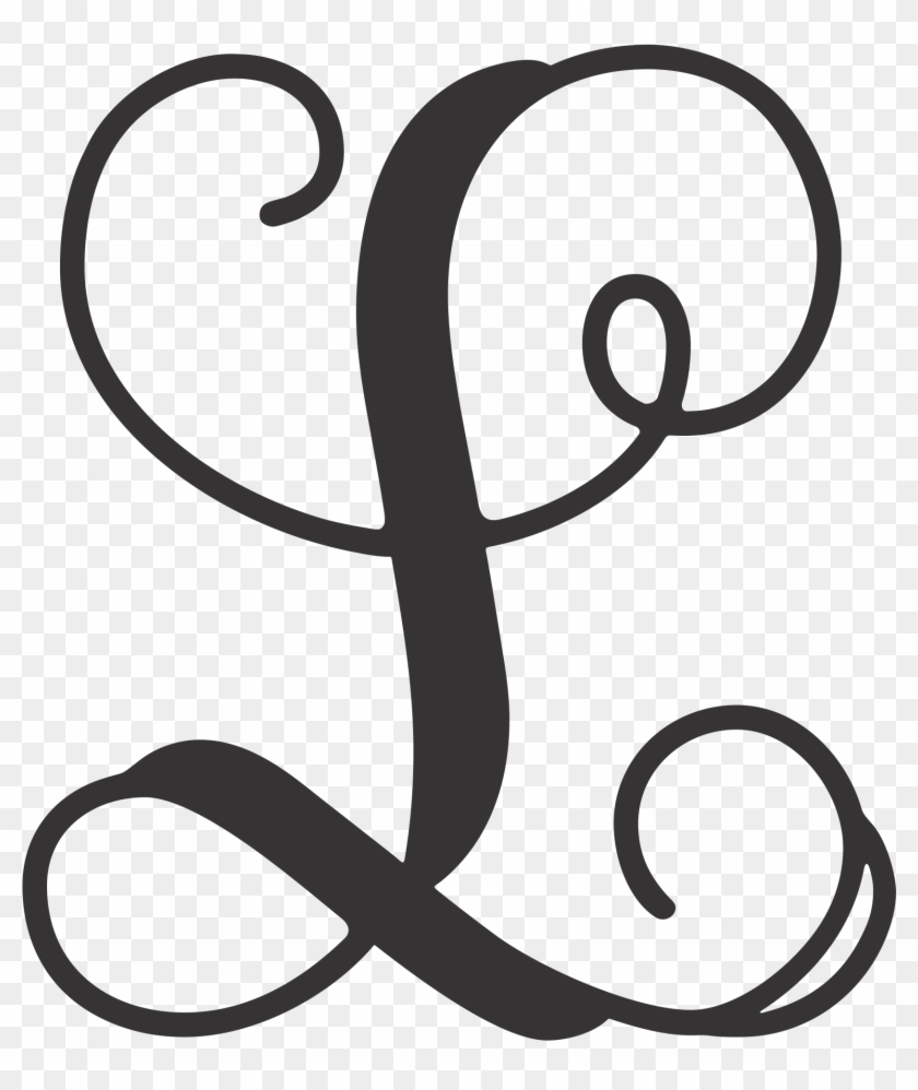 Download Monogram Letters Open Letter L L Monogram Letter Free Transparent Png Clipart Images Download