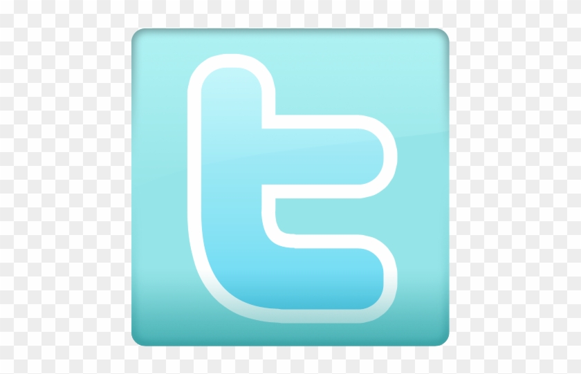 Twitter Logo Transparent Png - Twitter Button Black Background #460602