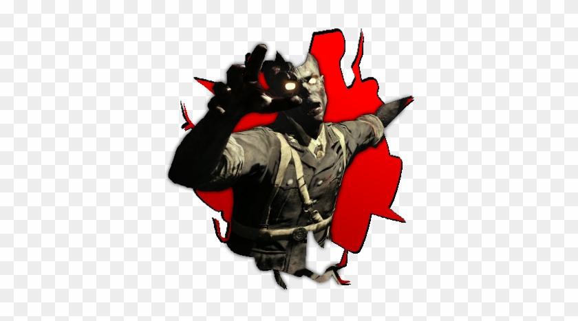 Nazizombiecrack1 - Call Of Duty Zombie Png #460685