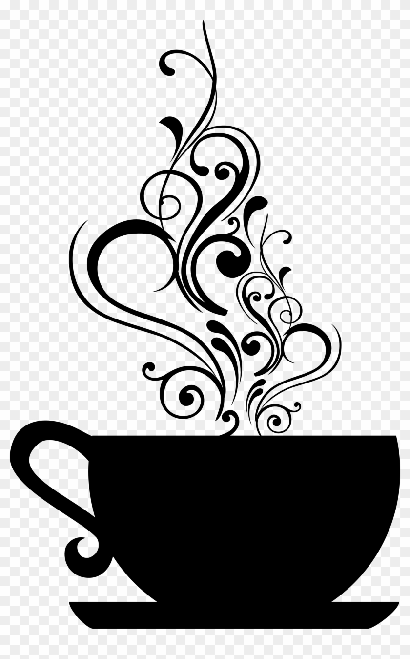 Tea Cup Clipart Transparent - Black Tea Cup Clip Art #460762