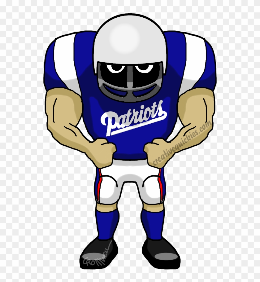 Foxborough Massachusetts New England Patriots - Patriot Football Players Cartoon #460830