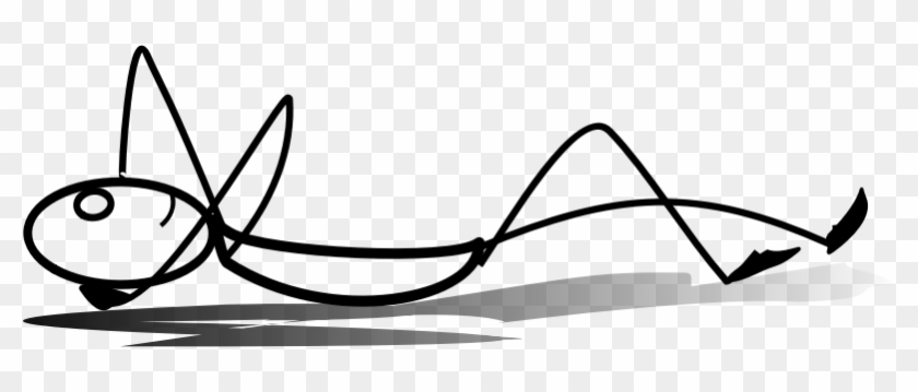 Clipart - Al Sleeping - Stick Man Sleeping #460948