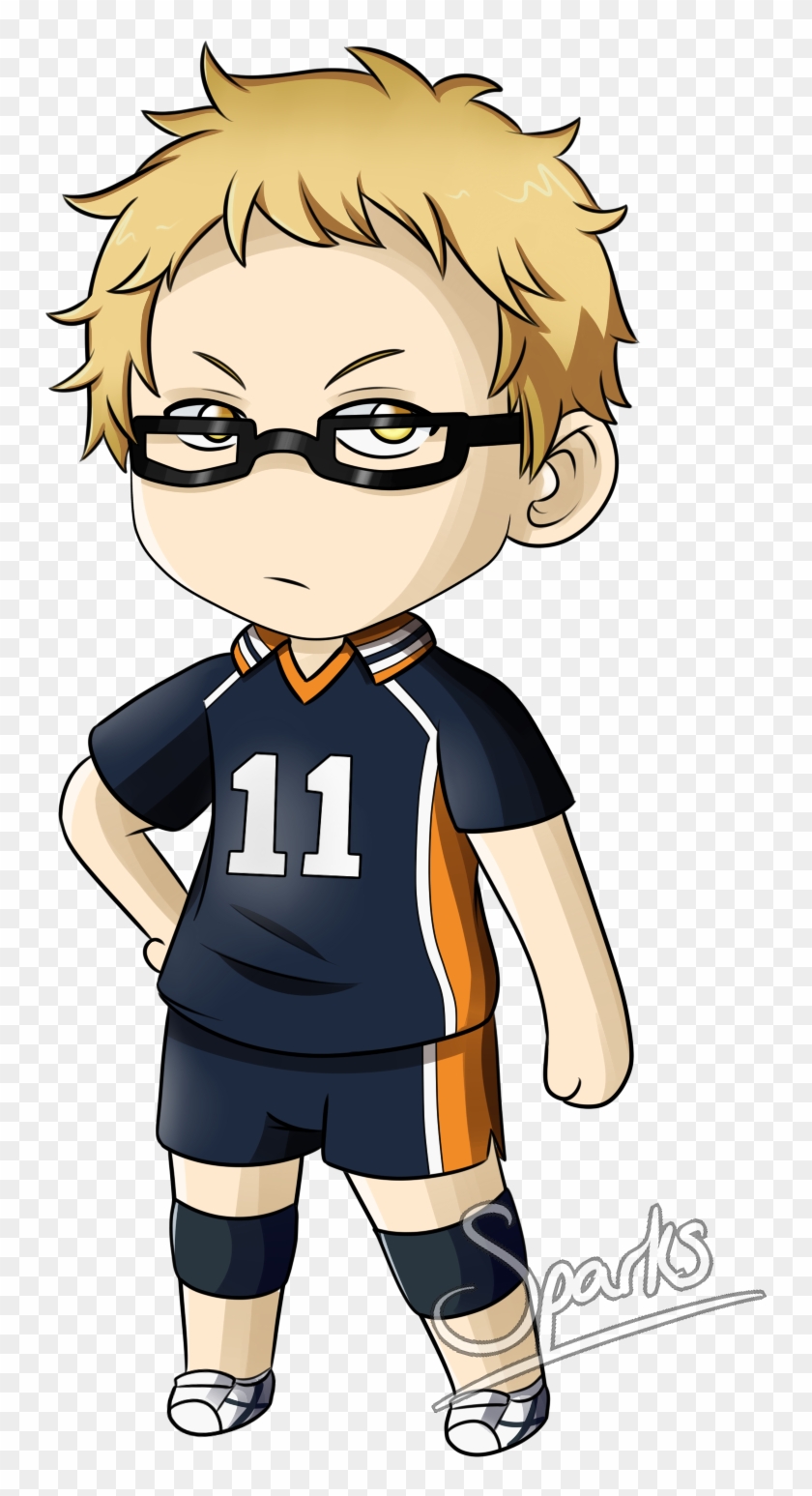 Tsukishima Kei Chibi By Sparksreactor Tsukishima Kei - Tsukishima Kei Chibi Transparent #460984