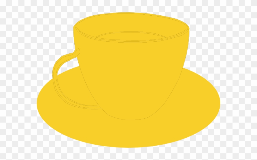 Yellow Tea Cup Clip Art #461055