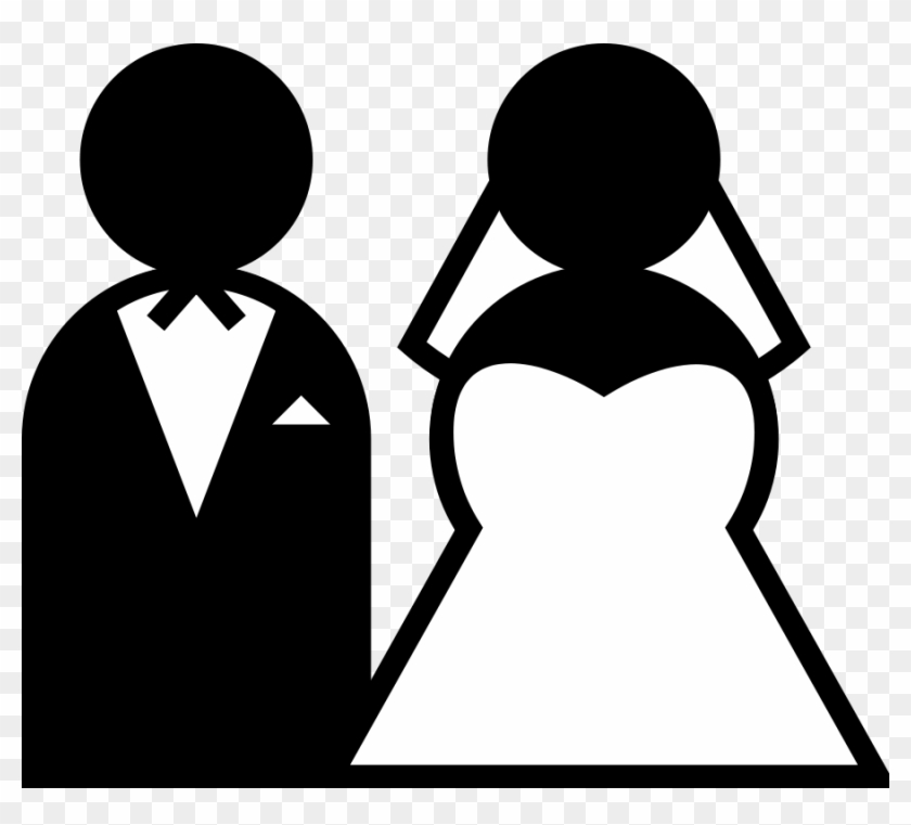 Wedding Rings Clipart, Vector Clip Art Online, Royalty - Bride And Groom Cartoon #461096