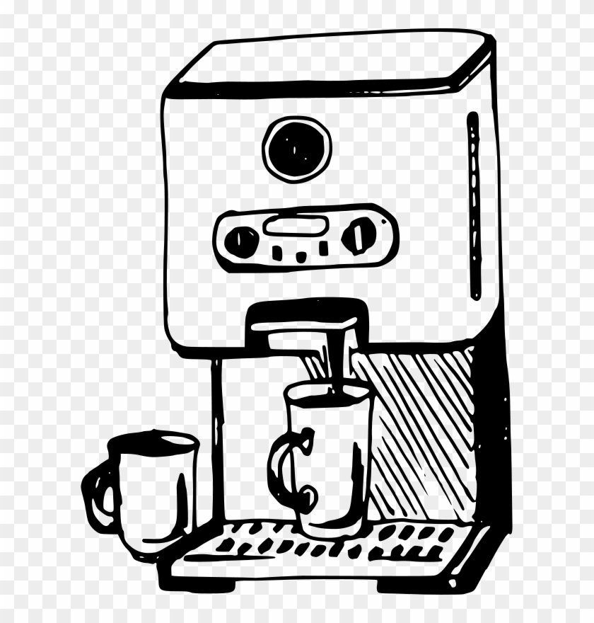 Machine Clipart Coffee Maker - Coffee Machine Clipart #461169