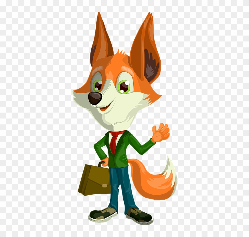 Business Fox Vector Character - Cartoon #461177