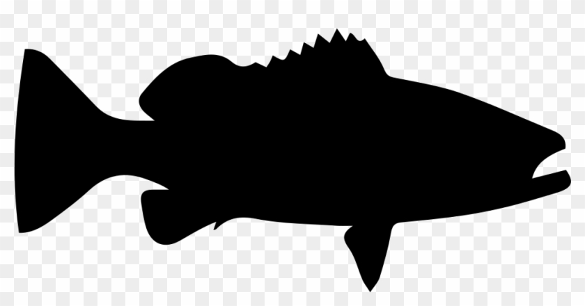 Warsaw Grouper Fish Shape Svg Png Icon Free Download - Portable Network Graphics #461185