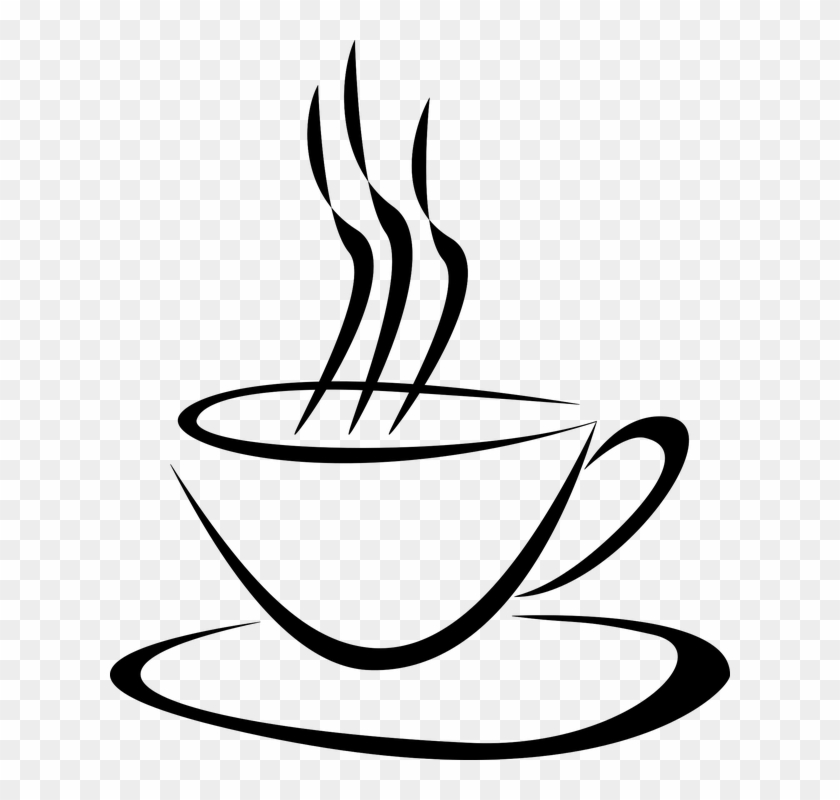 Coffee Cup Graphic Coffee Black And White Free