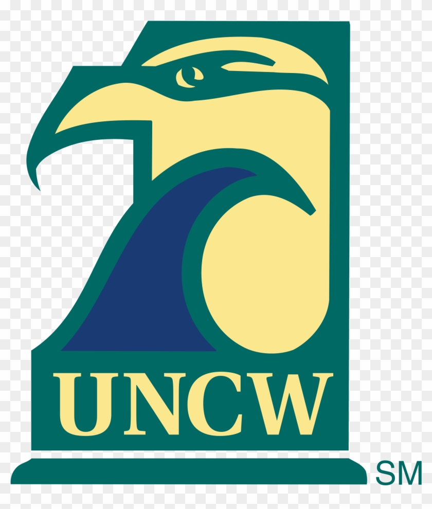 Uncw Seahawks Logo Black And White - Unc Wilmington Seahawks #461268