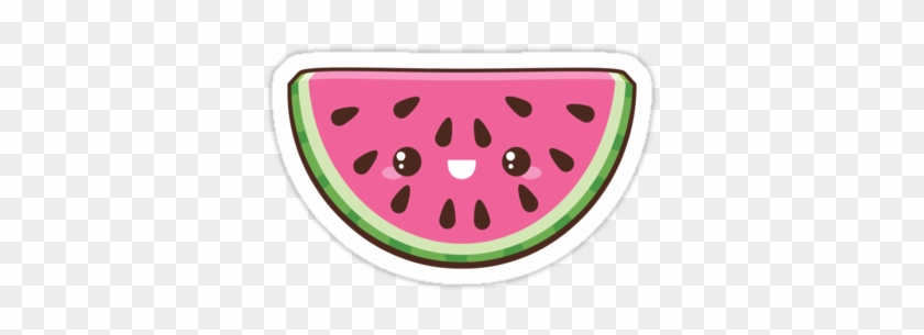 Cute Tea Cup Clip Art Kawaii Watermel - Redbubble Kawaii Watermelon Slice Tasche #461314